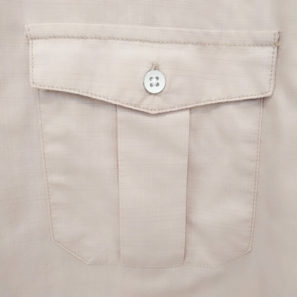 Alfani Casual Button Up Shirt - Cream - XL - Picture 3 of 6